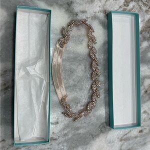 NIB Rose Gold Rhinestone Garter